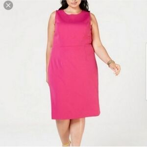 BETSEY Johnson Fushia Sleeveless Dress 14W